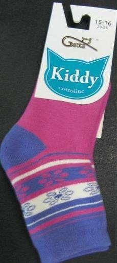 KIDDY COTTOLINE - SKARPETKI FROTTOWE WZORZYSTE  2-6 LAT