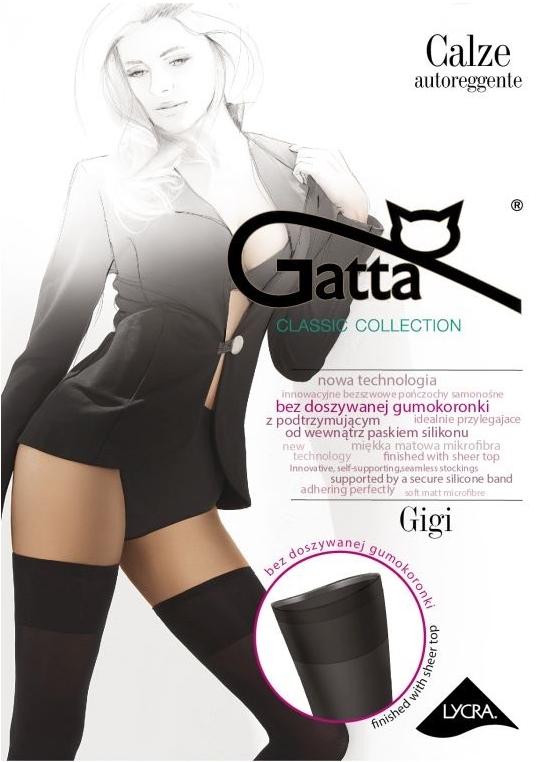 GIGI - POŃCZOCHY Z KORONKĄ, GŁADKIE 60 DEN