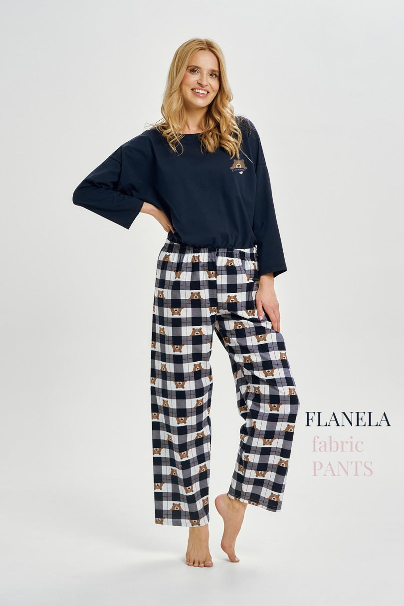 3441 PIŻAMA DAMSKA DŁUGA ASTRID S-XL KOLEKCJA AW25/26