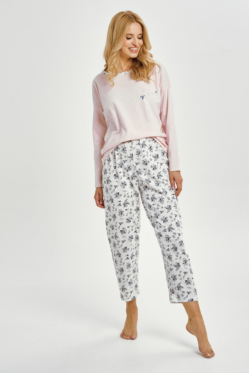 3450 PIŻAMA DAMSKA DŁUGA ELLA S-XL KOLEKCJA AW25/26