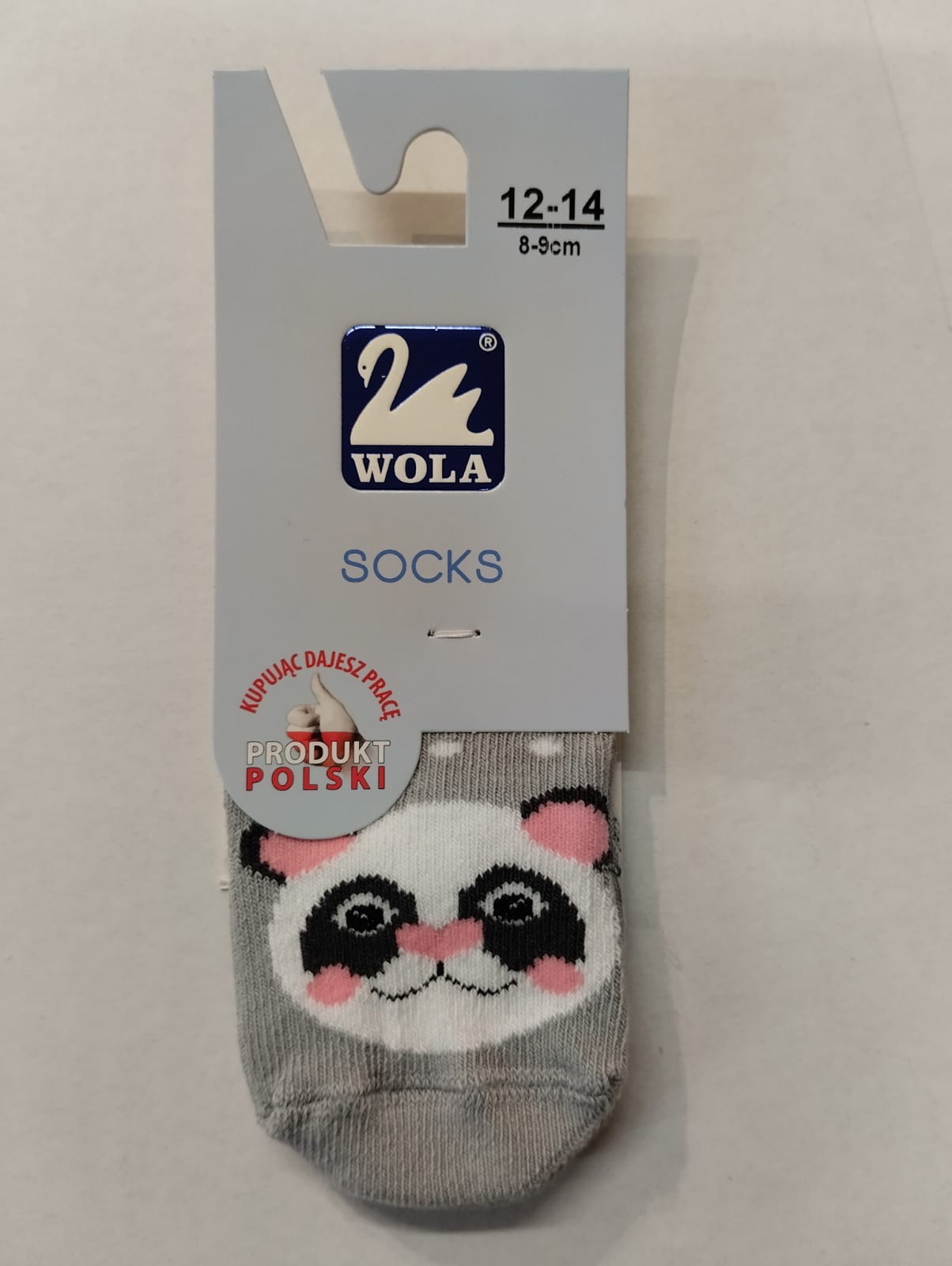 WOLA BABIES - skarpetki bawełniane wzorowane dziewczęce 0-2 lata - U14.01P