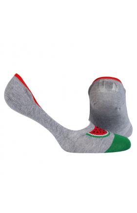 MOKASYNKA DAMSKA WZOROWANA + SILIKON