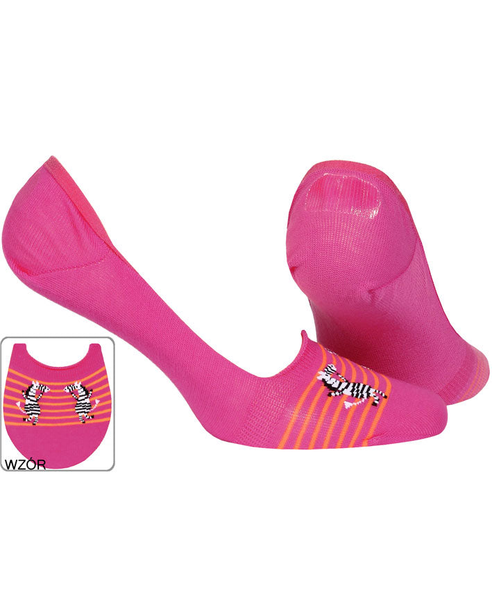 MOKASYNKA DAMSKA WZOROWANA + SILIKON
