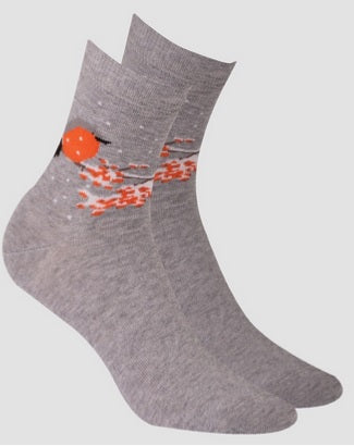 SKARPETKI PERFECT WOMAN WZORZYSTE BAWEŁNIANE - W84.01P, U84.01P