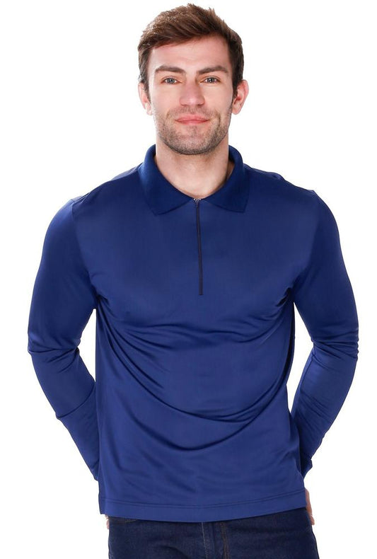 MEWA KOSZULKA MĘSKA POLO ZIP LONG 6423 JAMES BRADLEY