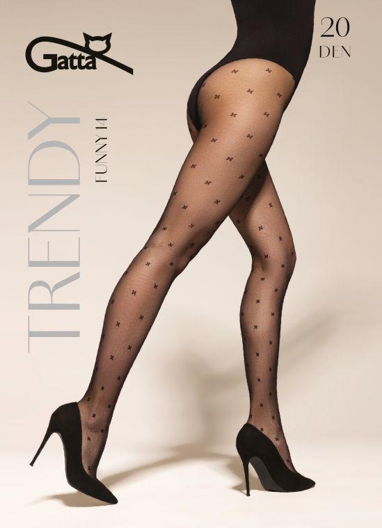 GATTA FUNNY 14 - RAJSTOPY DAMSKIE LYCRA MAT 20 DEN 000.429 - TRENDY AW26/27