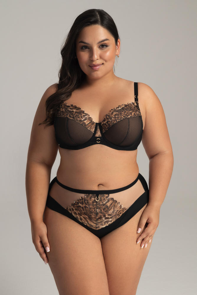 AVA BIUSTONOSZ PÓŁUSZTYWNIANY AV 2143 CLASSY BLACK MAXI