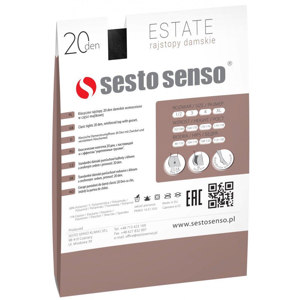 SESTO-SENSO RAJSTOPY DAMSKEI ESTATE 20 DEM