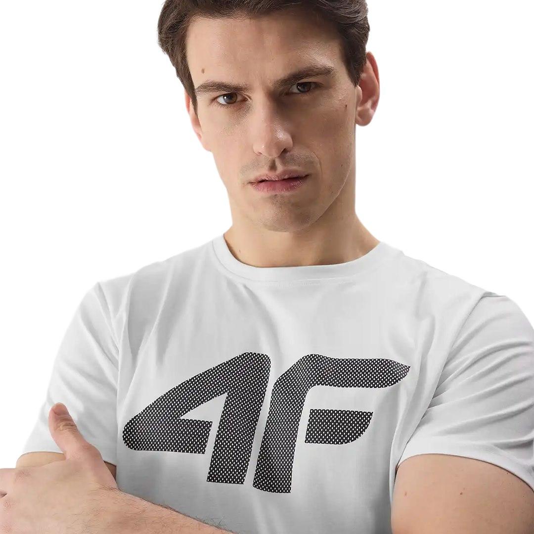 4F T-SHIRT MĘSKI M1155 BIAŁY ROZM.L 747207-1