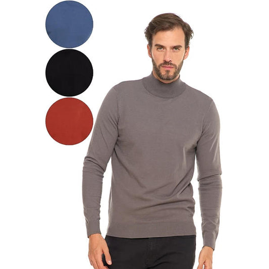 MORAJ MĘSKI SWETER KLASYCZNY Z GOLFEM OMS4500-003