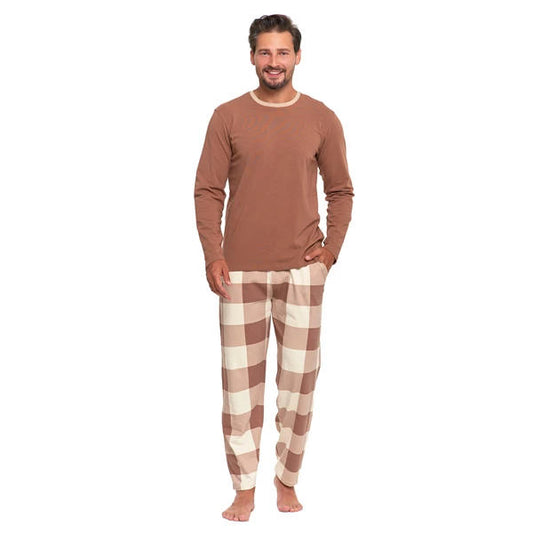 MORAJ PIŻAMA MĘSKA PLUS SIZE PDM5500-010 - AW2024/25