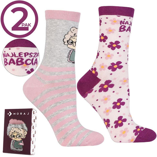 MORAJ SKARPETEK DAMSKICH NAJLEPSZA BABCIA CSLB450-004/2
