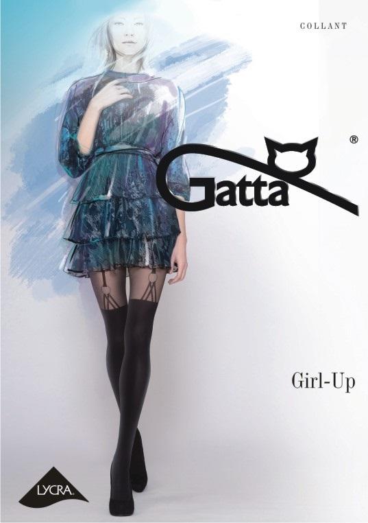 GATTA RAJSTOPY DAMSKIE WZORZYSTE, GIRL-UP