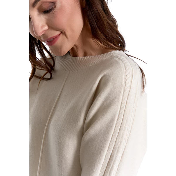 MORAJ SWETER DAMSKI WISKOZOWY O LUŹNYM KROJU BDS3800-002