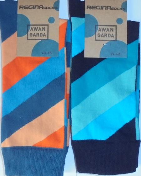 REGINA SOCKS SKARPETKI MĘSKIE AWANGARDA WZÓR SKOS