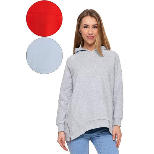MORAJ BLUZA DAMSKA DRESOWA OVERSIZE Z KAPTUREM OBD4900-001