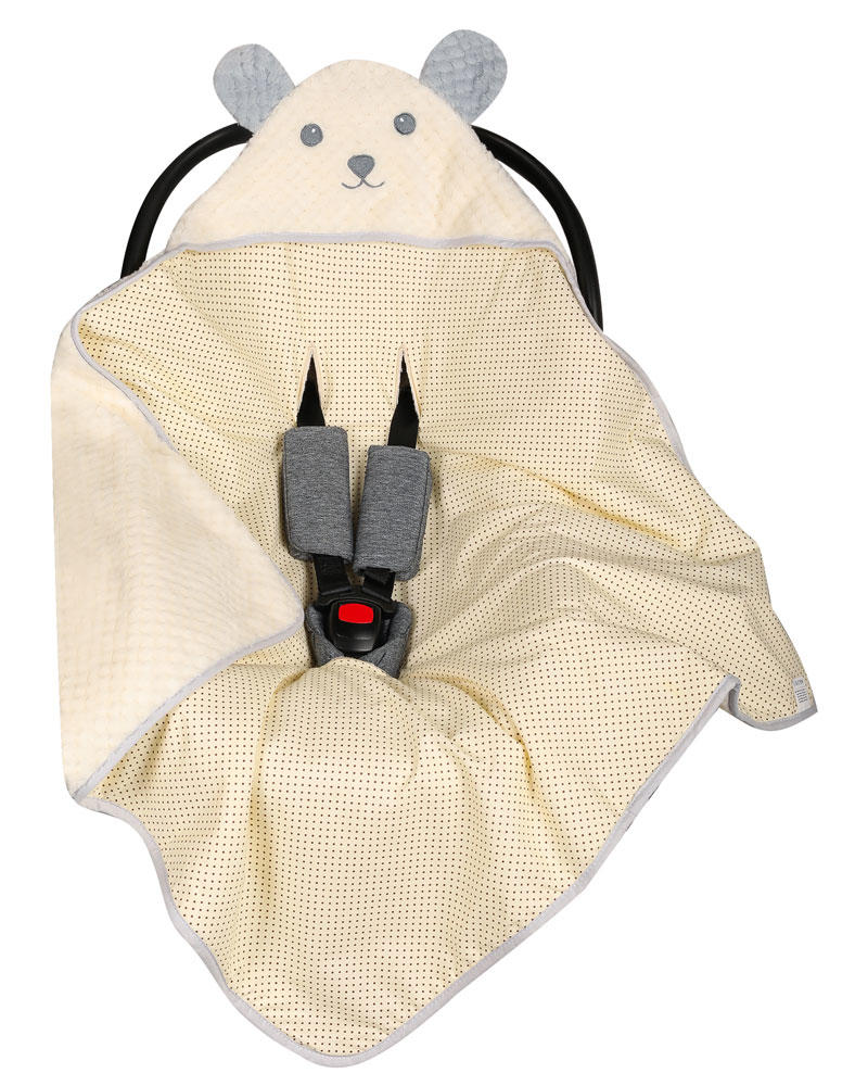 DUETBABY KOCYK ZAWIJAK DO FOTELIKA ANIMALS kod 699