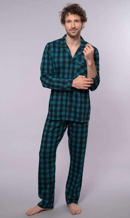 WADIMA 204133 PIŻAMA MĘSKA DŁUGI RĘKAW DŁUGIE SPODNIE