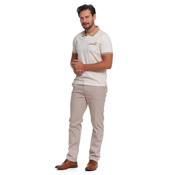 MORAJ KOSZULKA POLO MĘSKA WZORZYSTA OTP2800-001