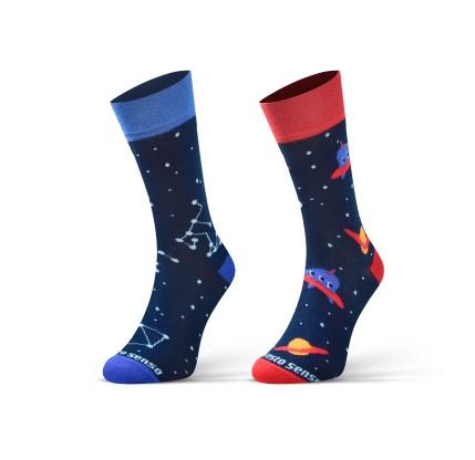 SESTO-SENSO FINEST COTTON DŁUGIE SKARPETKI - DUO (1 PARA - DWIE RÓŻNE SKARPETKI)