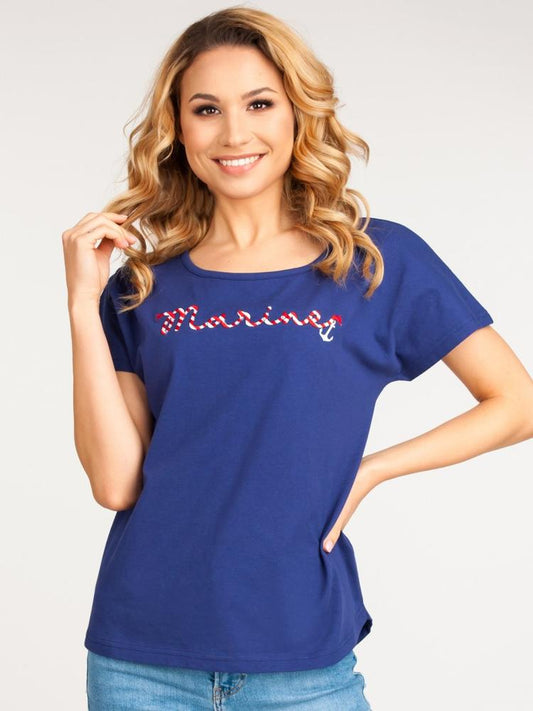 YO PKK-0086K PODKOSZULKA T-SHIRT DAMSKI MARINE - WL 2022