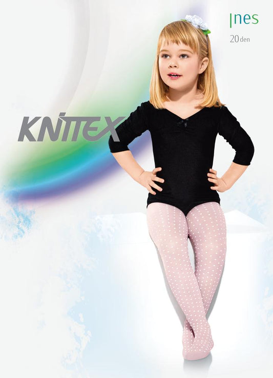 KNITTEX DR1306 - RAJSTOPY DZIECIĘCE WZORZYSTE INES 20 DEN