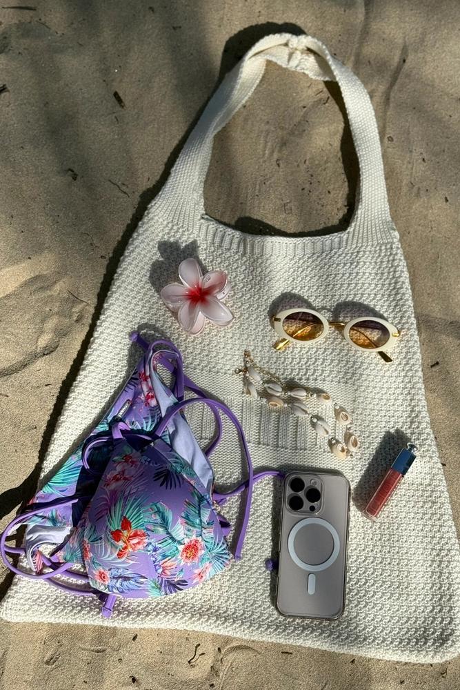 TORBA DZIANINOWA NA RAMIĘ PRIMO X FOBYA KREMOWA 271