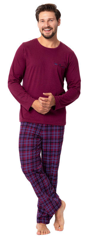 M-MAX PIŻAMA MĘSKA EMILIO 1392 -  KOLEKCJA HOTBERG AW 2023/24