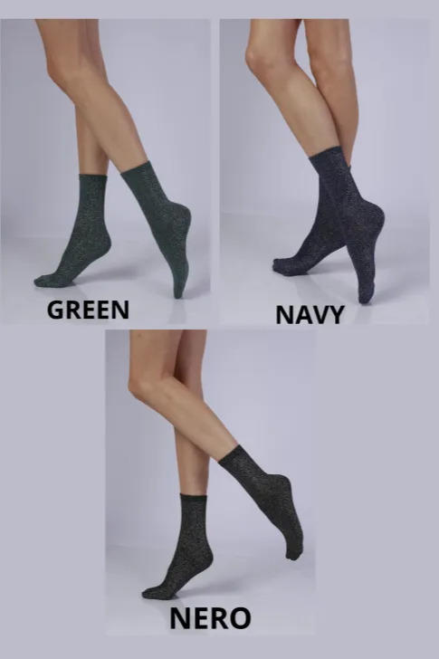 KNITTEX SKARPETKI Z BŁYSZCZĄCĄ NITKĄ GLAMOUR 08 22511