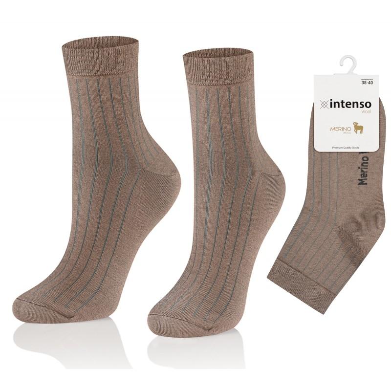 INTENSO SKARPETKI WEŁNIANE DAMSKIE WEŁNY MERINO ART. 0648