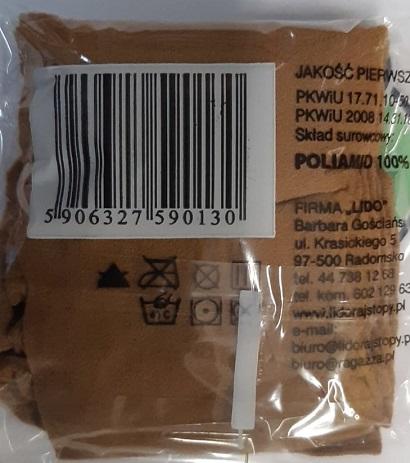 TRE STELLE PODKOLANÓWKI ELASTIL (TOREBKA FOLIOWA)