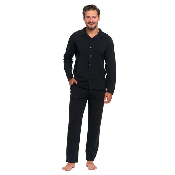 MORAJ PIŻAMA MĘSKA ZAPINANA NA GUZIKI PLUS SIZE PDM5400-003 - AW2024/25