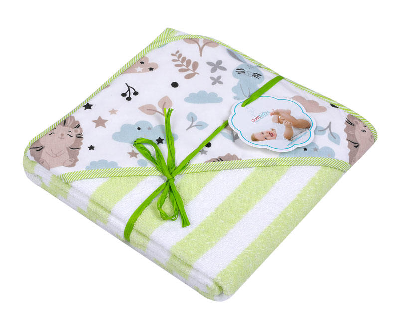 DUETBABY OKRYCIE KĄPIELOWE WZÓR PASY FROTA 320