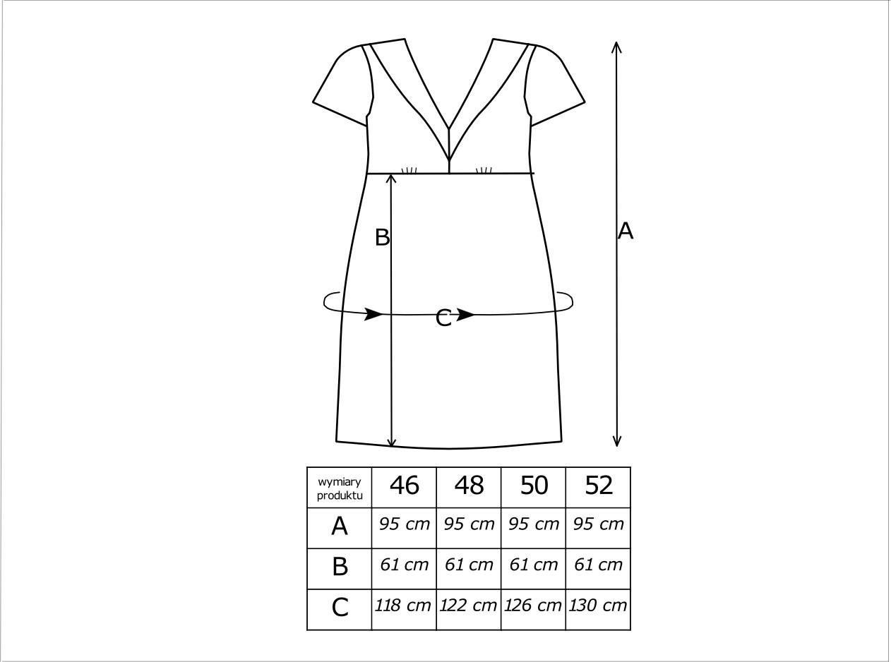 DONNA KOSZULA NOCNA Z KORONKĄ - EMMA PLUS SIZE