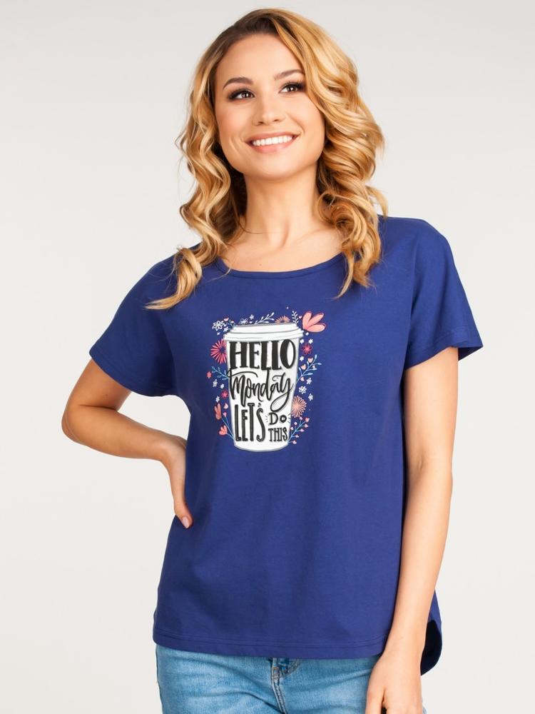 YO PKK-0085K PODKOSZULKA T-SHIRT DAMSKI HELLO MONDAY - WL 2022