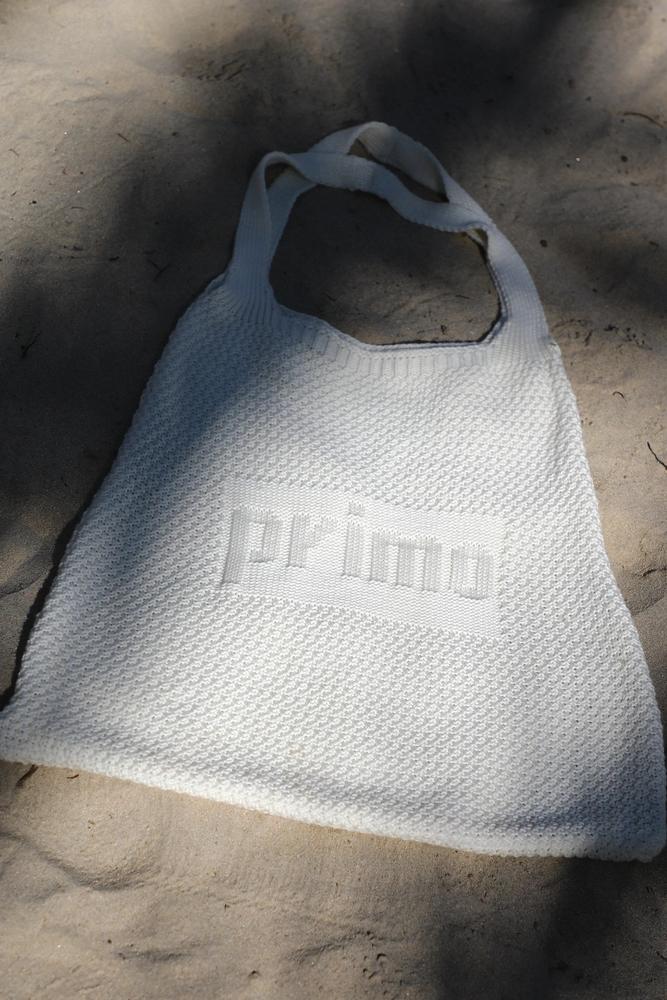 TORBA DZIANINOWA NA RAMIĘ PRIMO X FOBYA KREMOWA 271