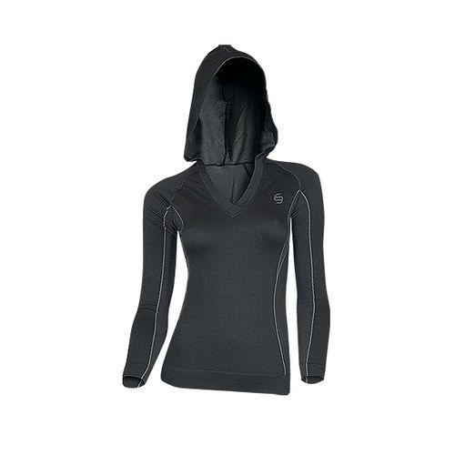 BRUBECK BLUZA DAMSKA Z KAPTUREM LS01000, TERMO.