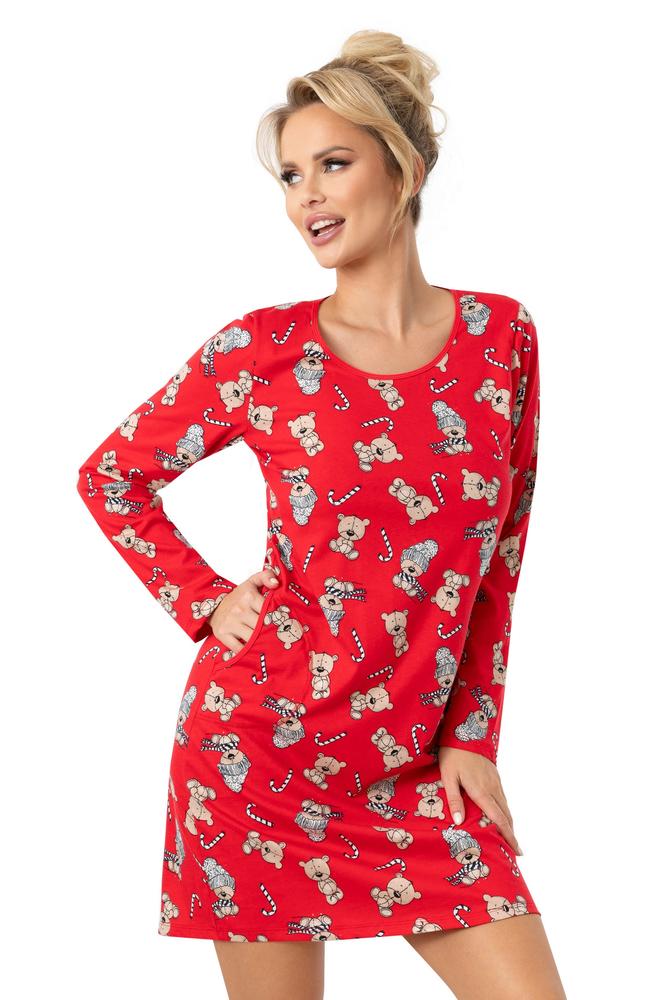 DONNA KOSZULA NOCNA ŚWIĄTECZNA -BEAR