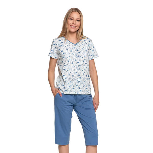 MORAJ PIŻAMA DAMSKA 3/4 SPODNIE PDD4300-016 AW25/26