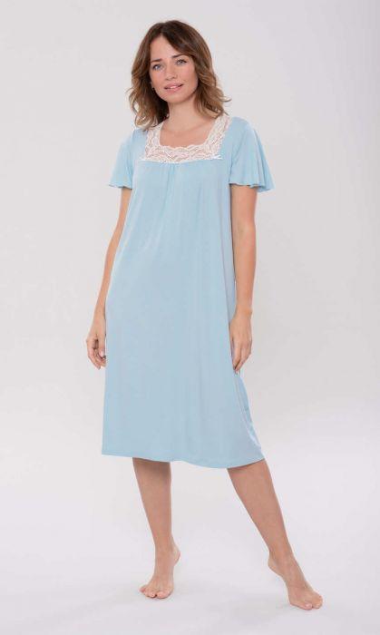 WADIMA 104660 KOSZULA NOCNA DAMSKA - KR.RĘKAW