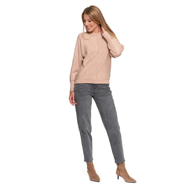 MORAJ SWETER DAMSKI WISKOZOWY O LUŹNYM KROJU BDS3800-002