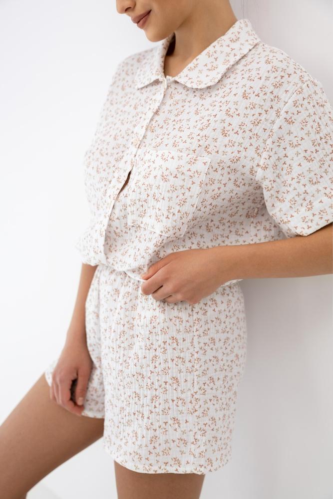 SENSIS PIŻAMA NAYLA KR/R S-XL ROZPINANA