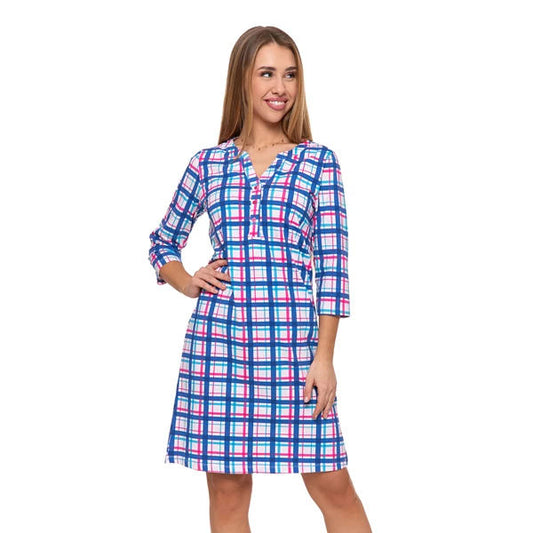 MORAJ KOSZULA NOCNA DAMSKA ROZPINANA Z RĘKAWEM 3/4 PDK2500-003 S/S 2025