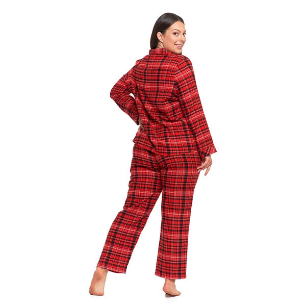 MORAJ PIŻAMA DAMSKA FLANELOWA PLUS SIZE PDD7200-002 - AW2024/25