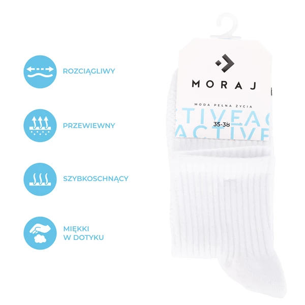 MORAJ SKARPETY SPORTOWE UNISEX ZA KOSTKĘ CSL200-149