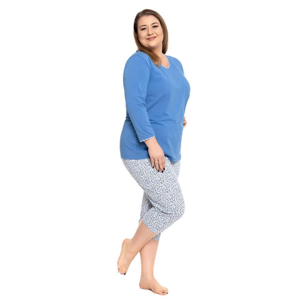 MORAJ PIŻAMA DAMSKA PLUS SIZE PDD5000-007 - SS/2024