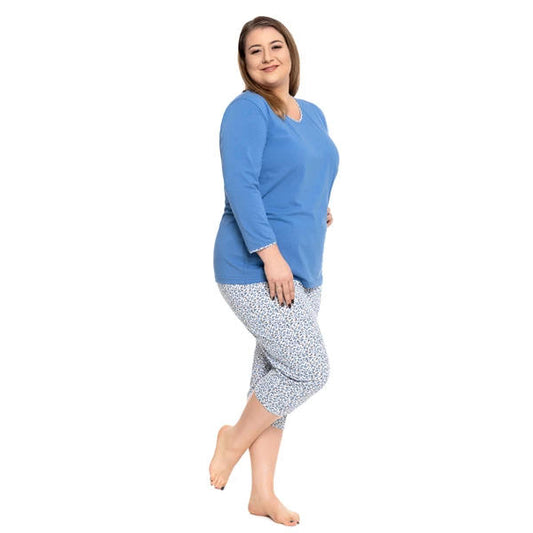 MORAJ PIŻAMA DAMSKA PLUS SIZE PDD5000-007 - SS/2024