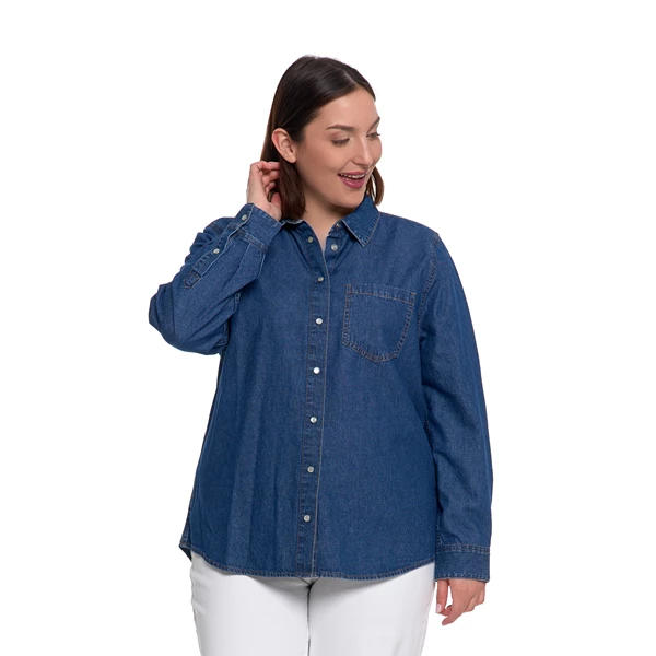 MORAJ KOSZULA JEANSOWA DAMSKA W STYLU DENIM OKD5500-001