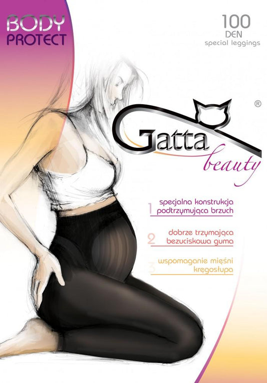 GATTA BODY PROTECT - LEGGINSY CIĄŻOWE 100 DEN