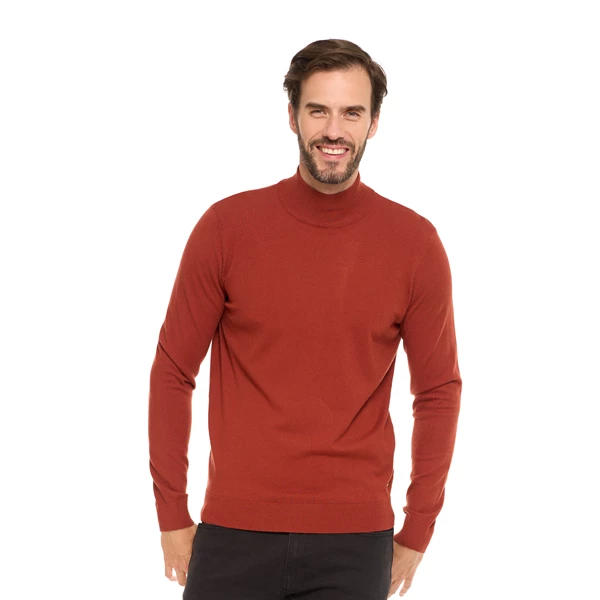 MORAJ MĘSKI SWETER KLASYCZNY Z GOLFEM OMS4500-003